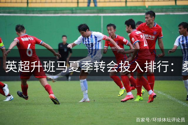 英超升班马夏季转会投入排行：桑德兰称雄 伊镇跻身前五